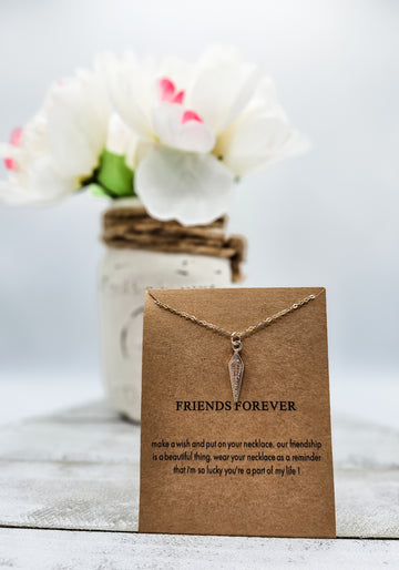 Friends Forever - Inspirational and Meaningful Pendant Necklace